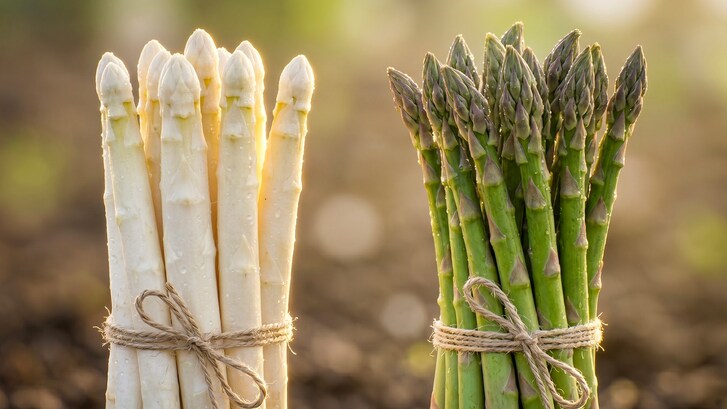 asparagi vedi e bianchi geopop