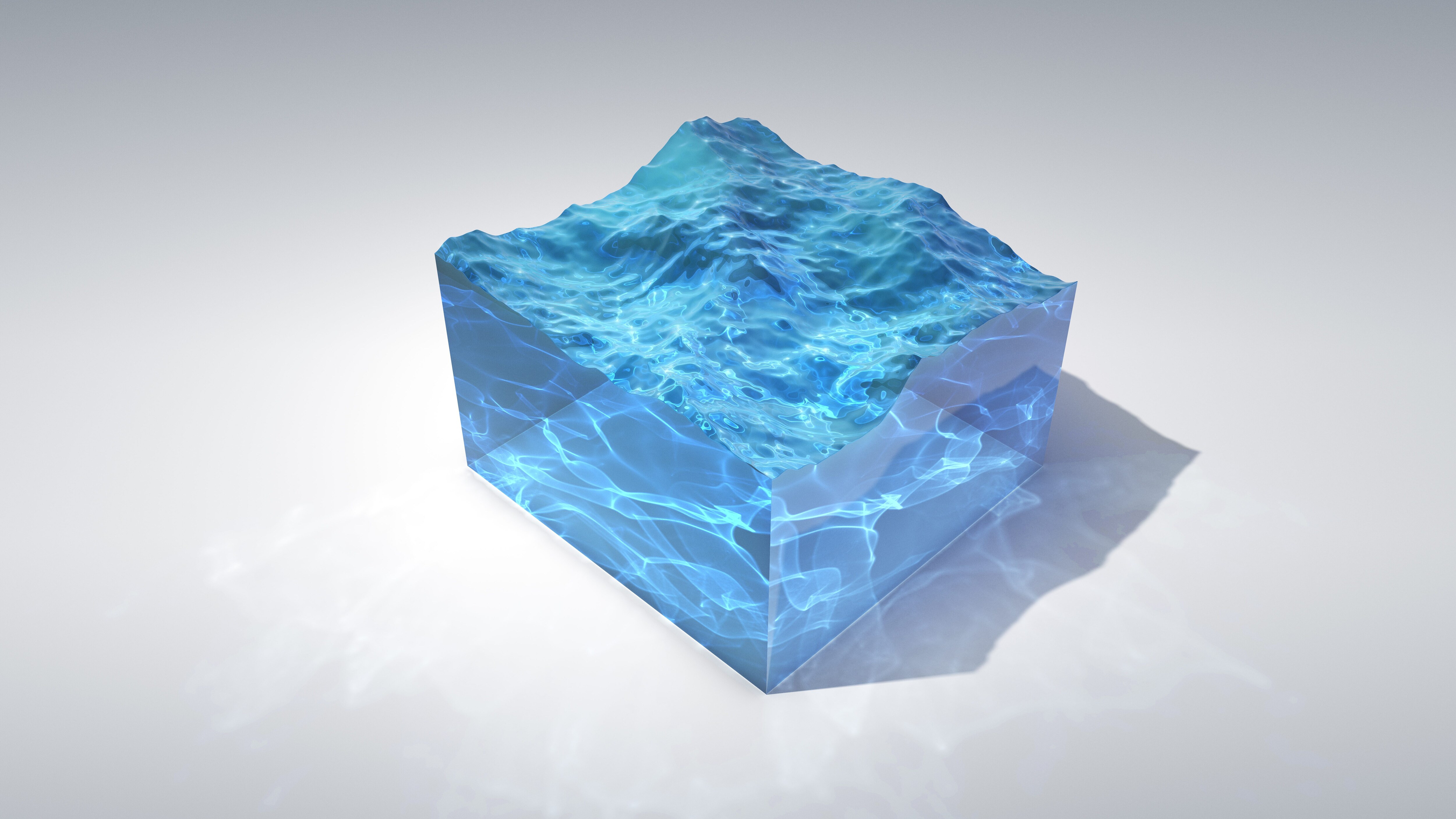 metro cubo d'acqua