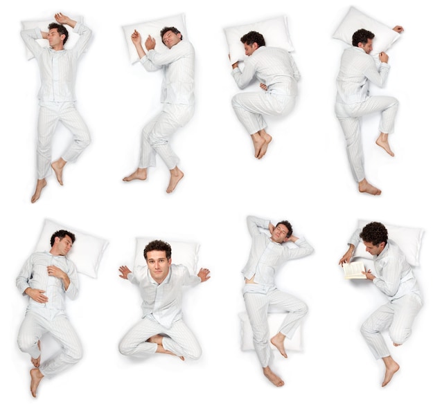 posizioni del sonno cambiano mentre si dorme