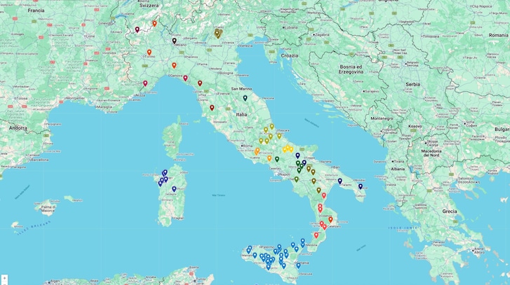 casa 1 euro mappa