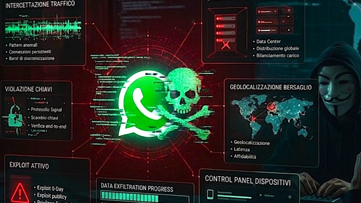 Attacco hacker WhatsApp