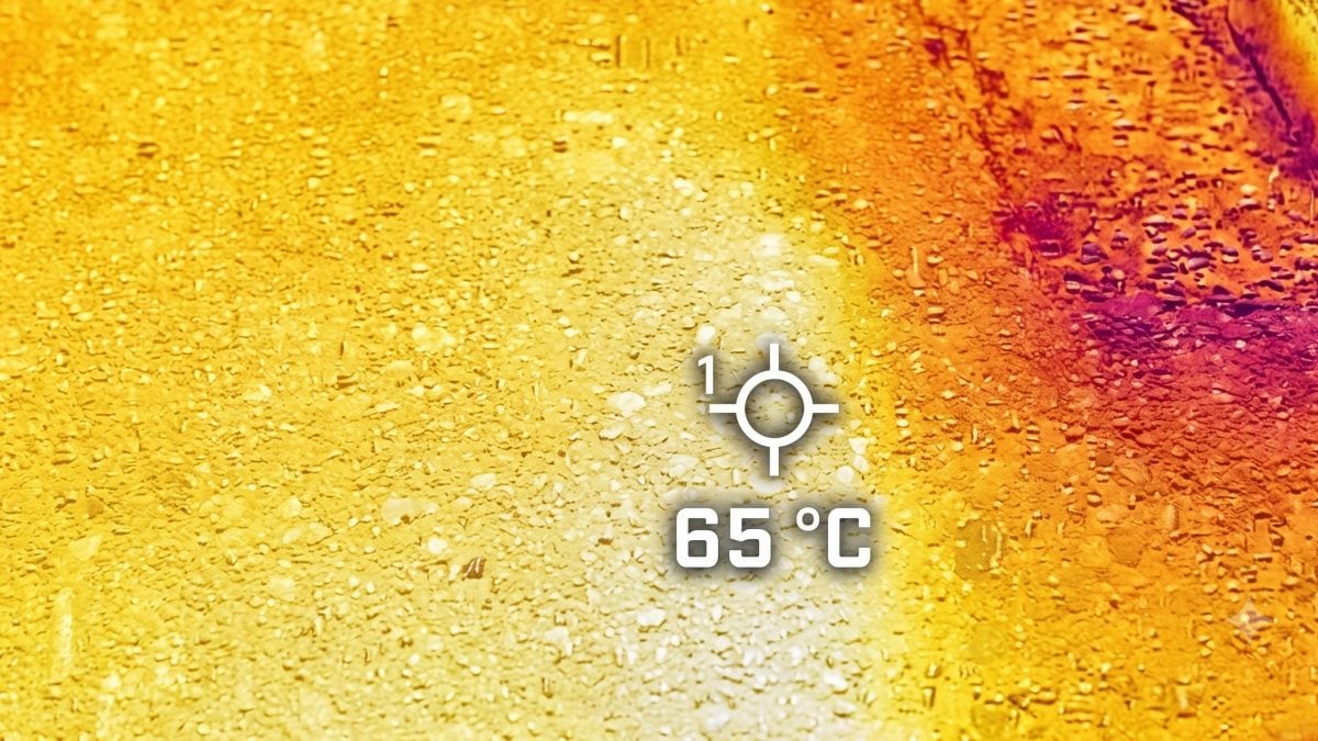 temperatura asfalto 65 °C