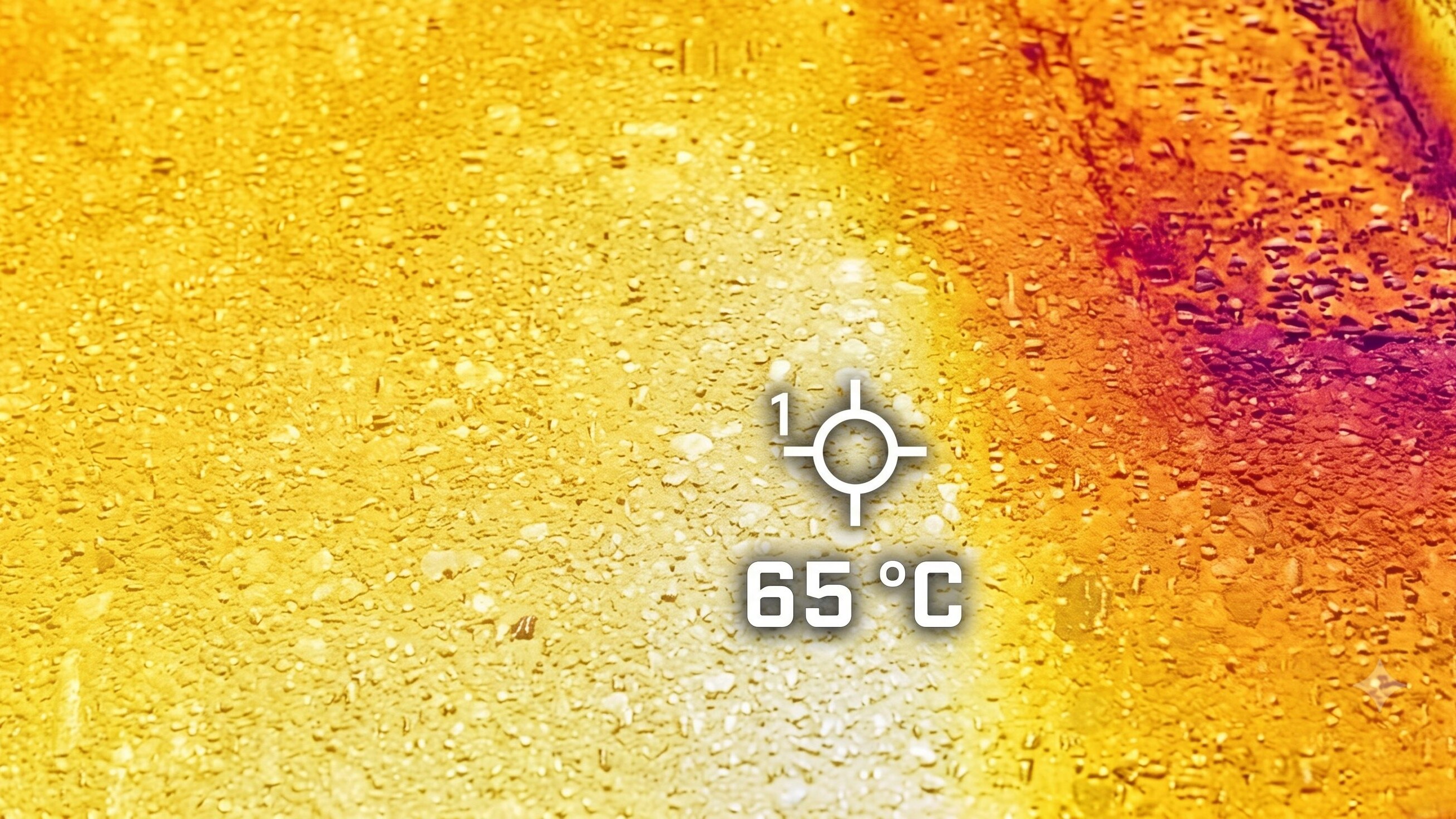temperatura asfalto 65 °C