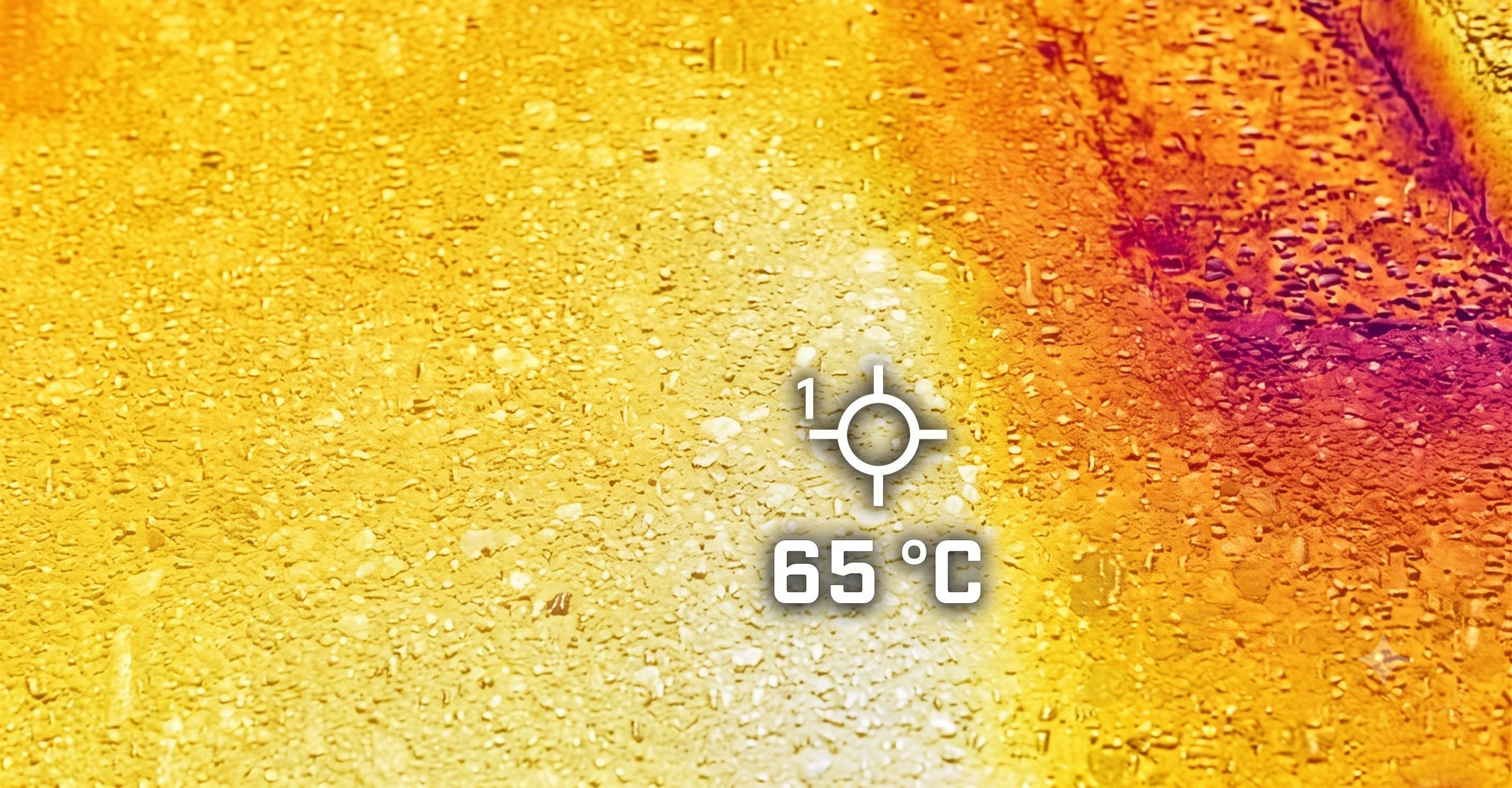 temperatura asfalto 65 °C