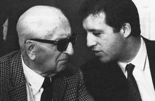 Ferrari in compagnia di Piero (Wikimedia Commons)