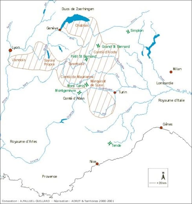 La contea di Savoia (Wikimedia Commons) copia