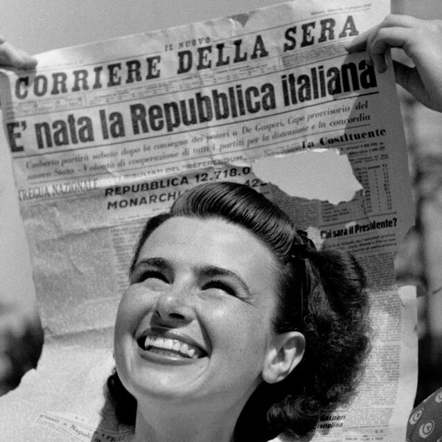 La foto simbolo della Repubblica