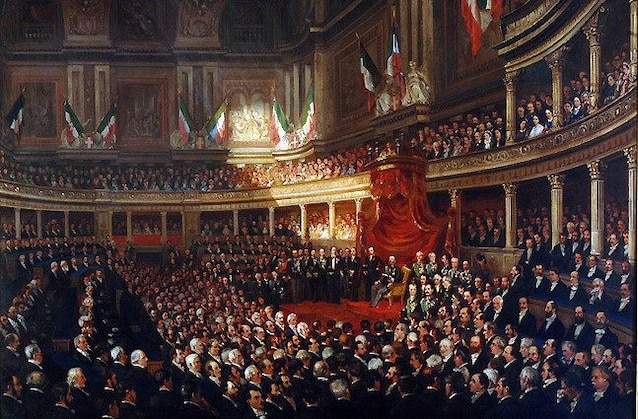 La proclamazione del Regno d'Italia a Torino (Wikimedia Commons)