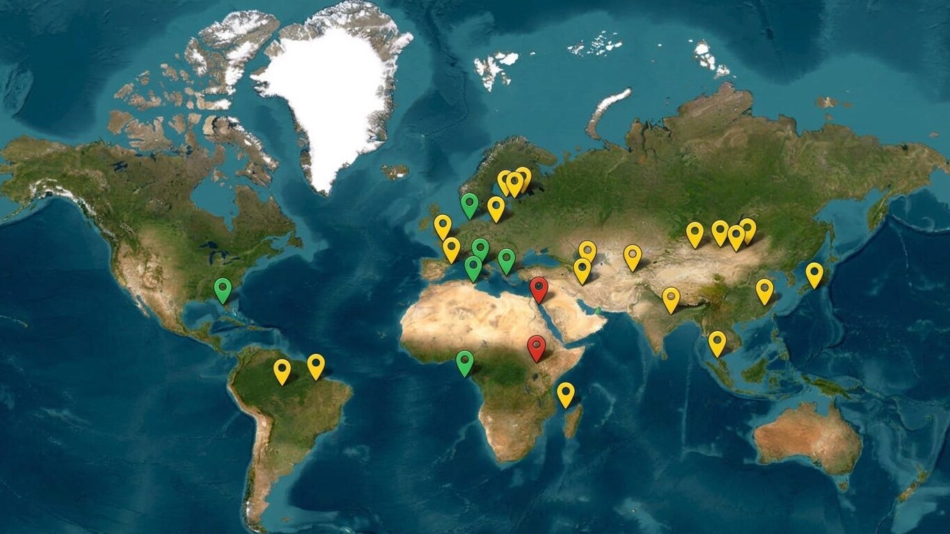 mappa patrimoni unesco
