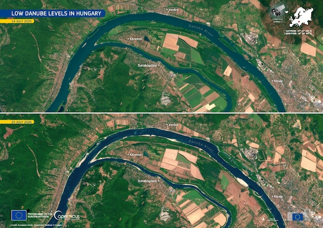 siccità danubio