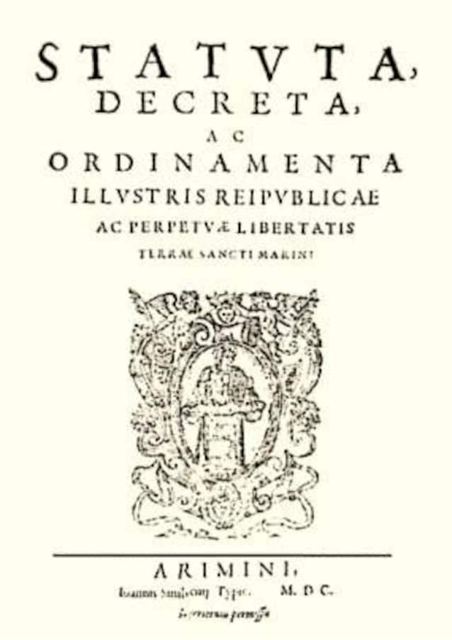 Gli Statuti del 1600 (Wikimedia Commons)