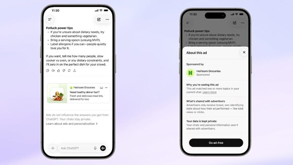 ChatGPT Ads. Credits: OpenAI.