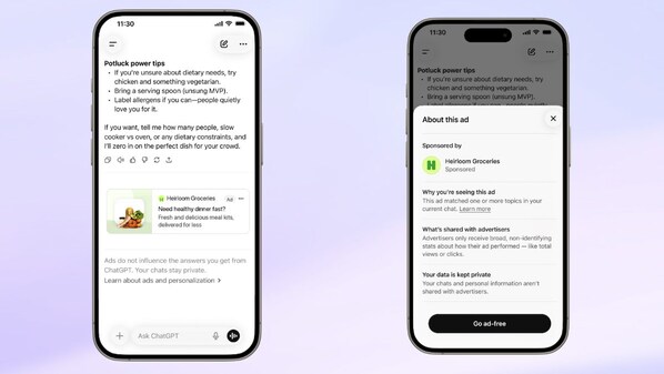 ChatGPT Ads. Credits: OpenAI.