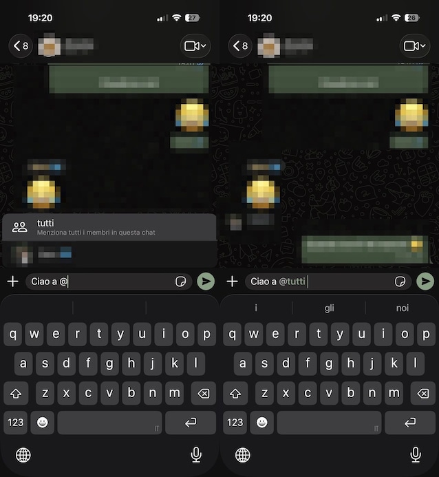 Come menzionare tutti su un gruppo WhatsApp.