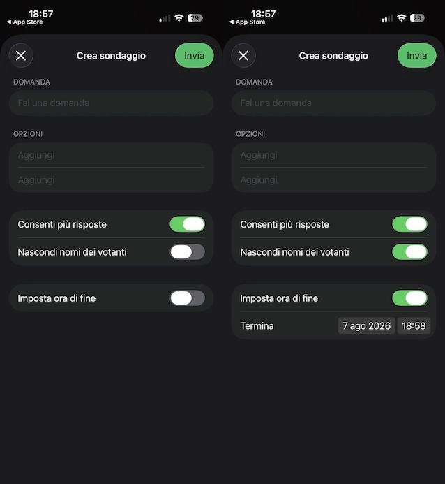Come fare sondaggi anonimi e a tempo su WhatsApp.