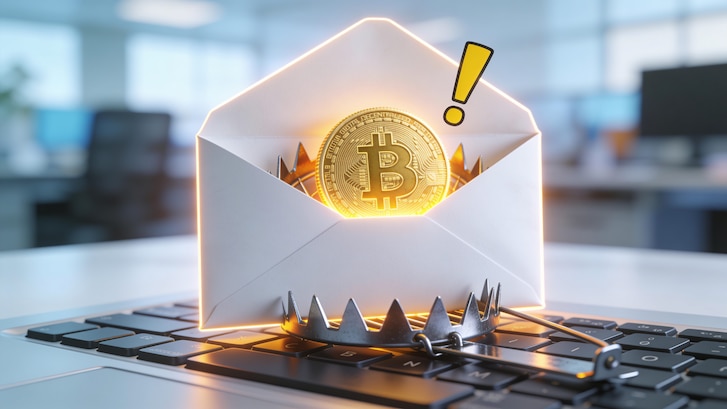 truffa phishing bitcoin