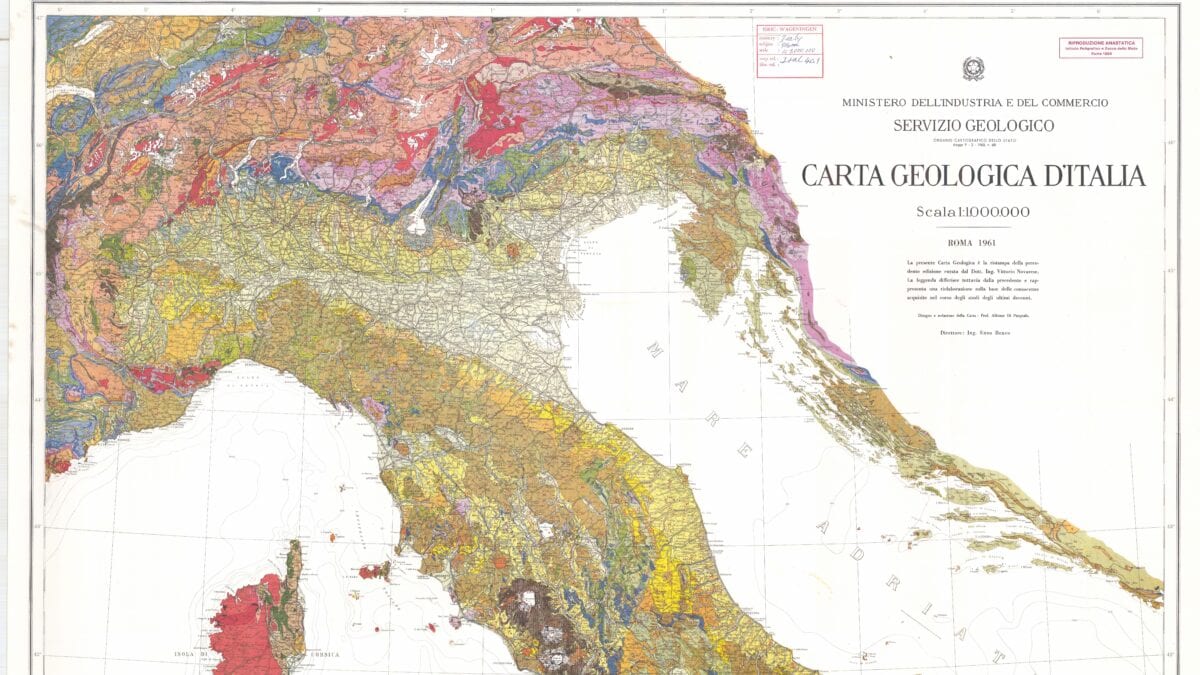 carta geologica dell'italia
