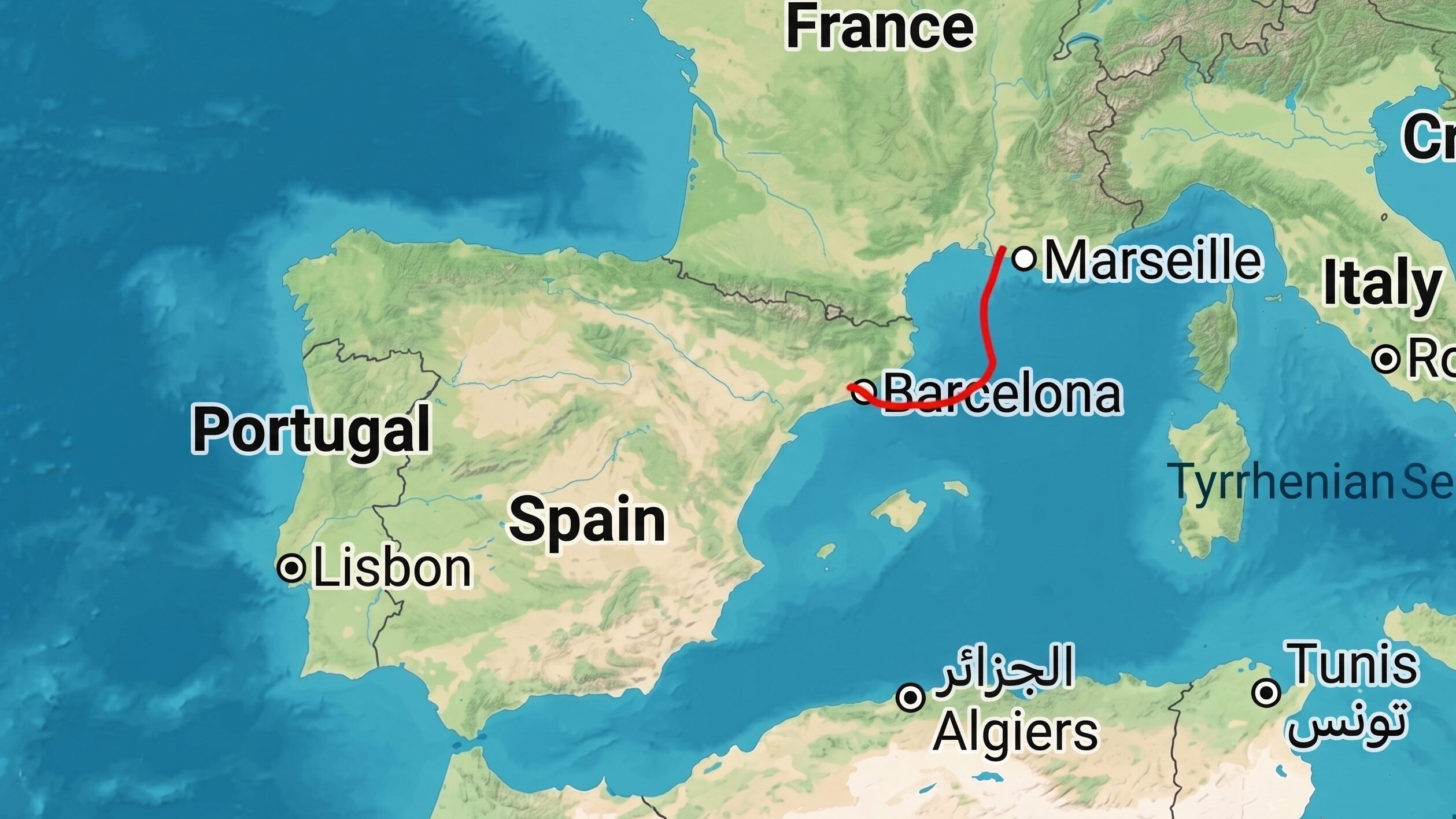 corridoio idrogeno barcellona marsiglia