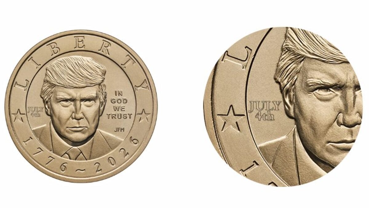 moneta 1 dollaro trump