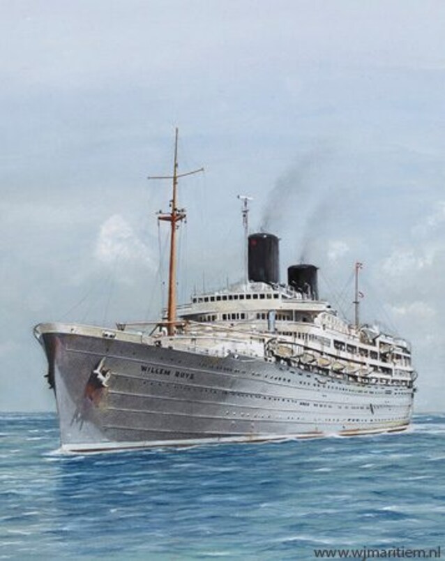 La nave quando si chiamava Willem Ruys (Wikimedia Commons(