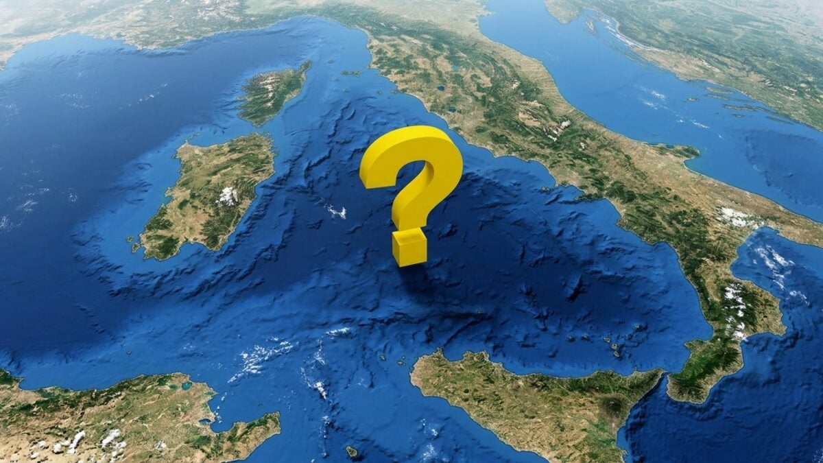 Mar Tirreno storia geologia