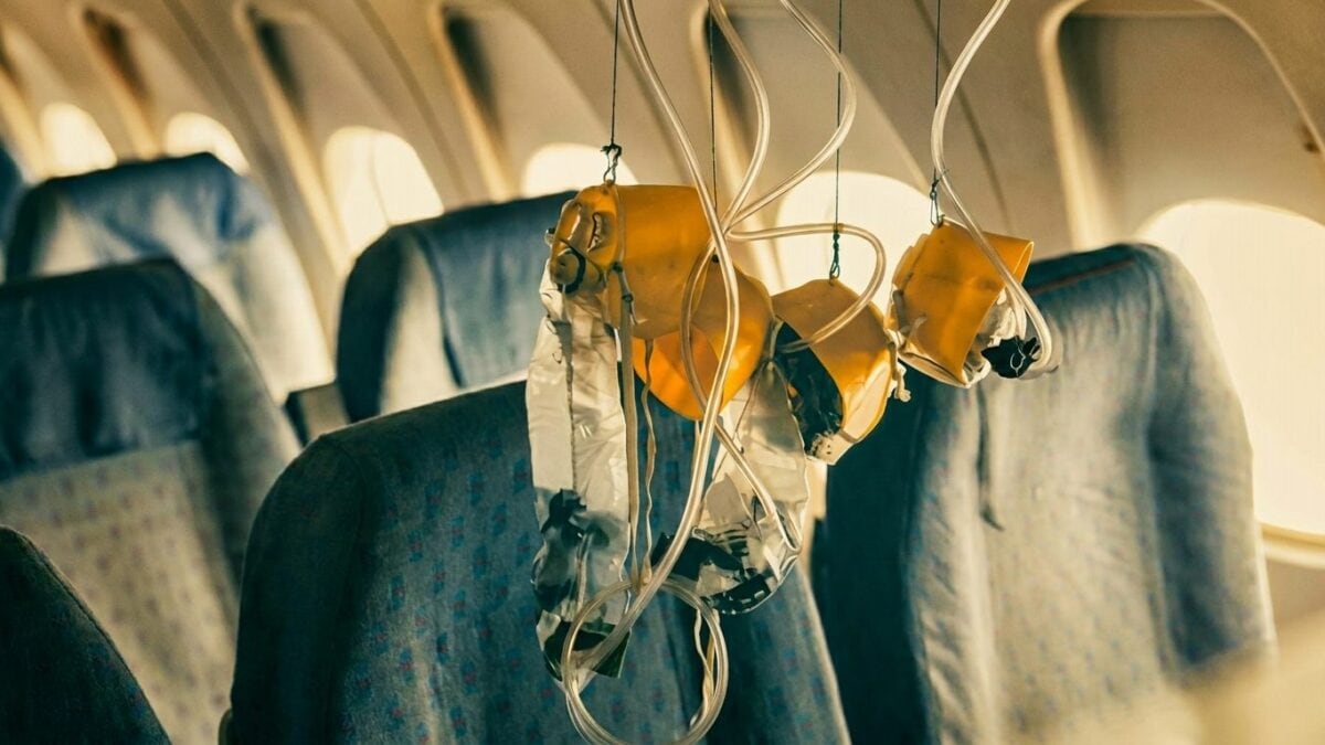 maschere ossigeno aereo